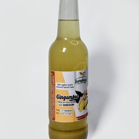 Jus de Gingembre 100% Naturel